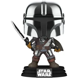 Figurini Pop Star Wars: Mandalorian POP! Vinyl Figure MandoW/DrkSabr(GW/MT) 9 cm