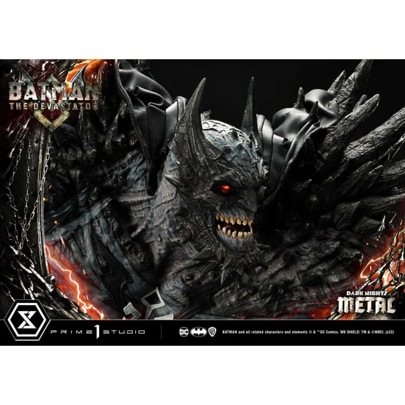 Dark Knights: Metal statuette 1/3 The Devastator Regular Version 98 cm