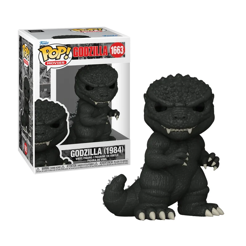 Figurini Pop GODZILLA 70TH - POP Movie N° 1663 - Godzilla 1984 with Chase