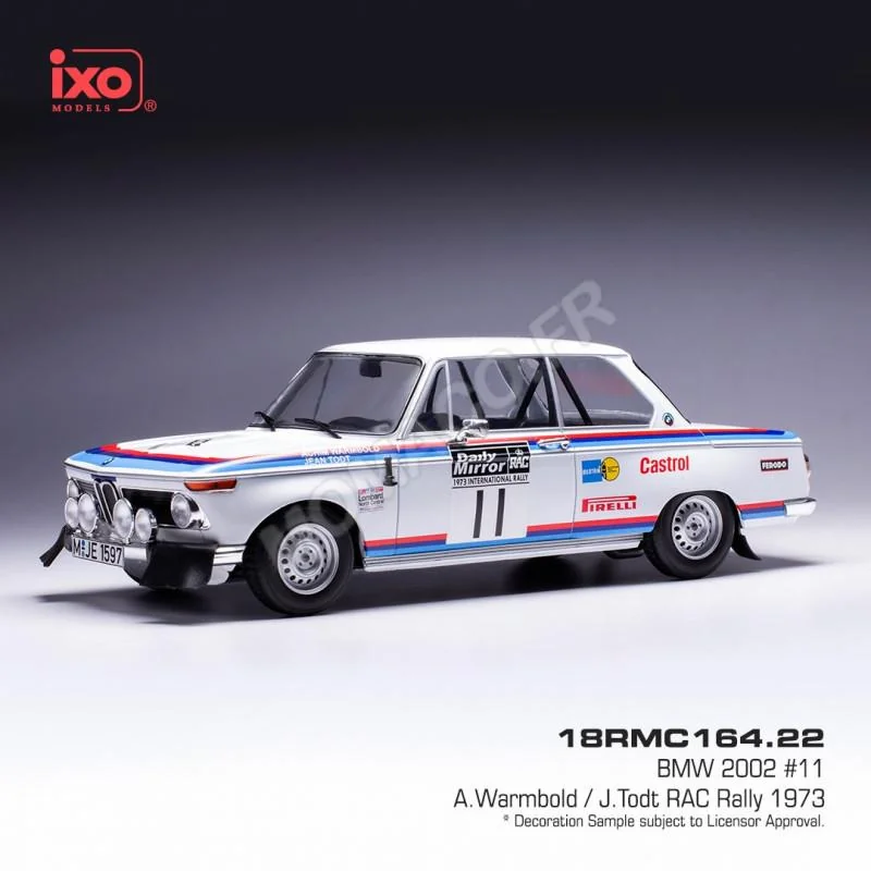 Automodello BMW 2002 11 WARMBOLD/TODT RALLYE RAC 1973