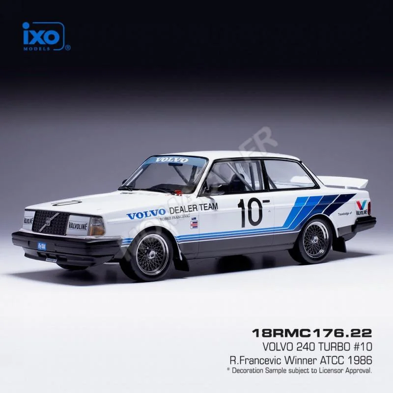 Automodello VOLVO 240 TURBO RHD 10 FRANCEVIC ATCC 1986