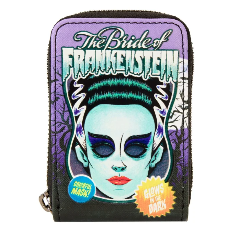 Portamonete Universal Monsters by Loungefly Bride of Frankenstein Neon Mask Coin Purse