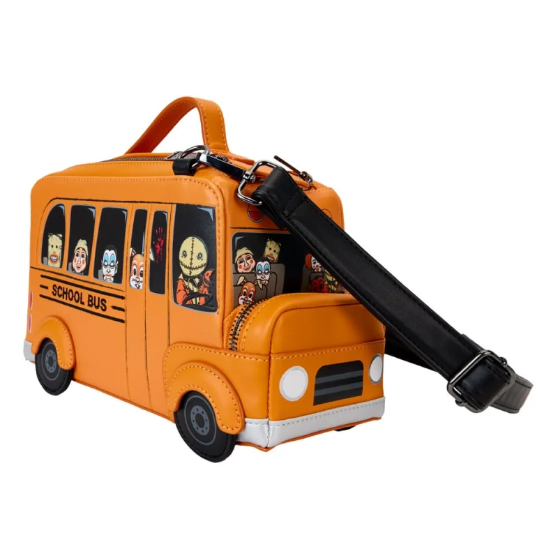 Loungefly Trick R Treat by Loungefly School Bus shoulder bag