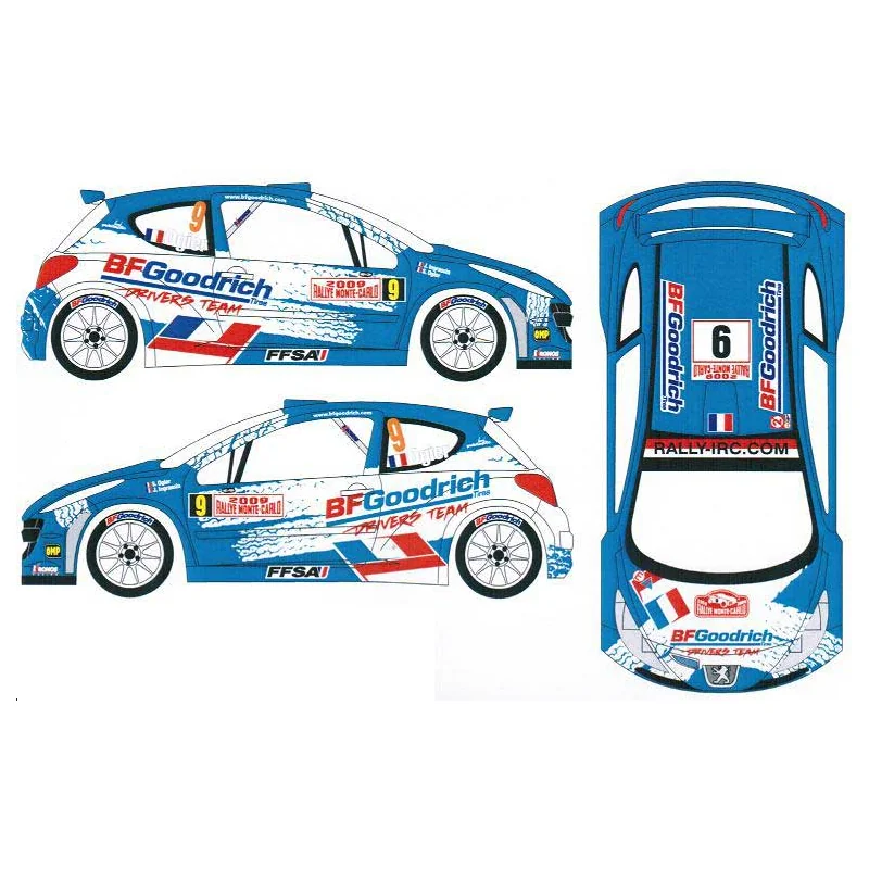 Kit modello PEUGEOT 207 S2000 MONTE CARLO 2009 OGIER