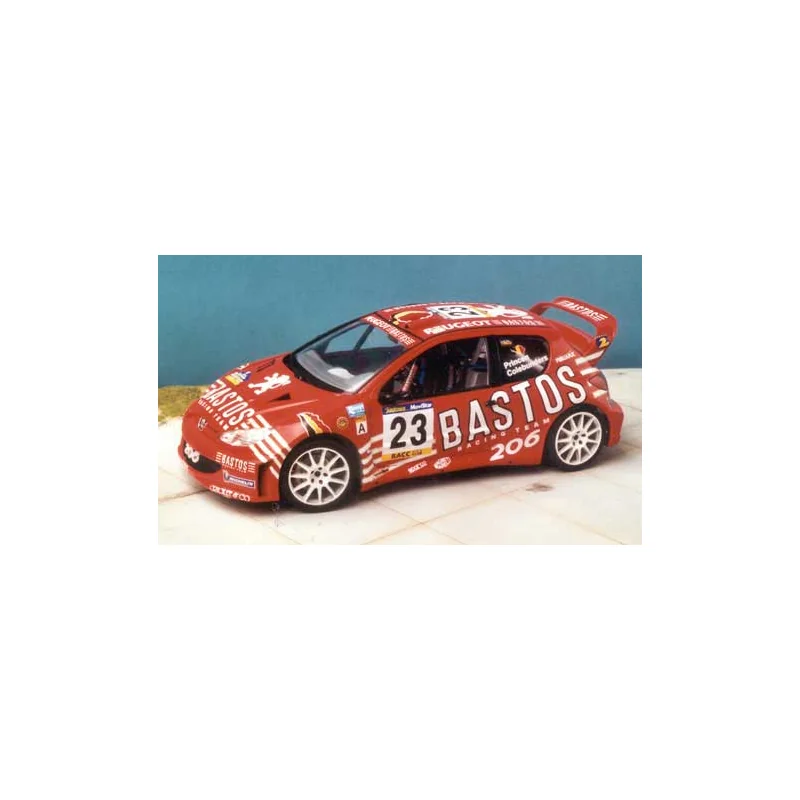 Automodello PEUGEOT 206 WRC BASTOS CATALUNIYA 2000