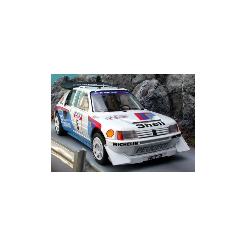 Automodello PEUGEOT 205 T16 EVO TOUR DE CORSE 1986 SABY