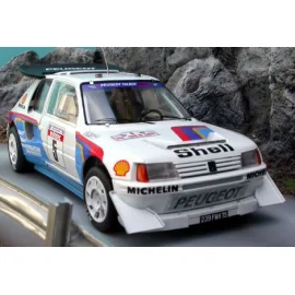 Automodello PEUGEOT 205 T16 EVO TOUR DE CORSE 1986 SABY