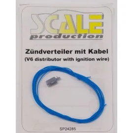  V6 DISTRIBUTOR WITH IGNITION WIRE BLUE