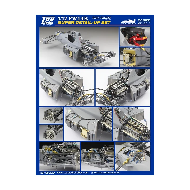 Kit dettagli FW-14B ENGINE RS3C EARLY TYPE