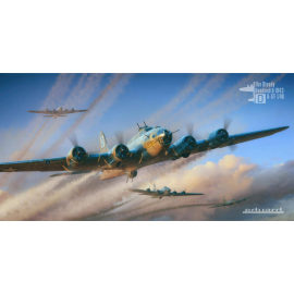 Kit modello The Bloody Hundredth 1943 B-17F Flying Fortress - Limited Edition 1/48