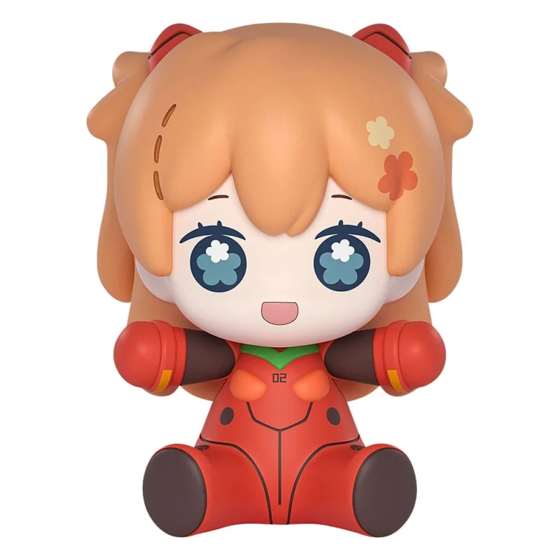 Figurina Neon Genesis Evangelion: Rebuild of Evangelion figure Chibi Huggy Good Smile Asuka Shikinami Langley: Plugsuit Ver. 7c