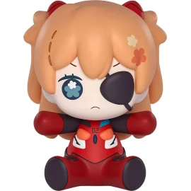 Figurina Neon Genesis Evangelion: Rebuild of Evangelion figure Chibi Huggy Good Smile Asuka Shikinami Langley: Eye Patch Ver. 7