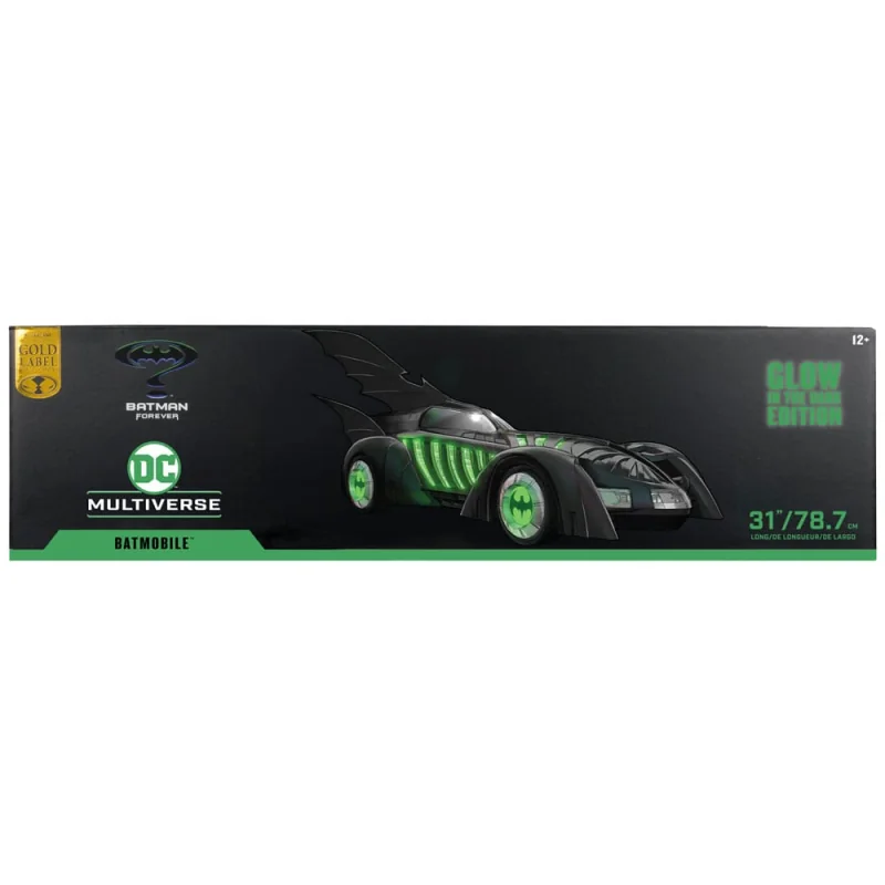 Batman Forever DC Multiverse vehicle Batmobile Glow in the Dark Edition (Gold Label) 79 cm