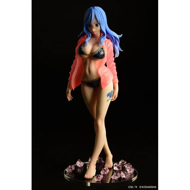 Figurine Fairy Tail statuette 1/6 Jubia Lokser Gravure_Stylesee-through wet shirt Black Bikini!! 25cm