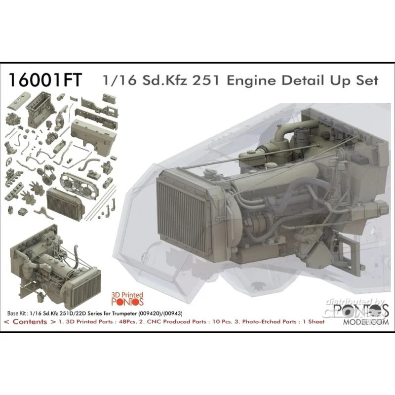 Five Star Master PONTOS Sd. Kfz. 251 Engine Detail Up Set