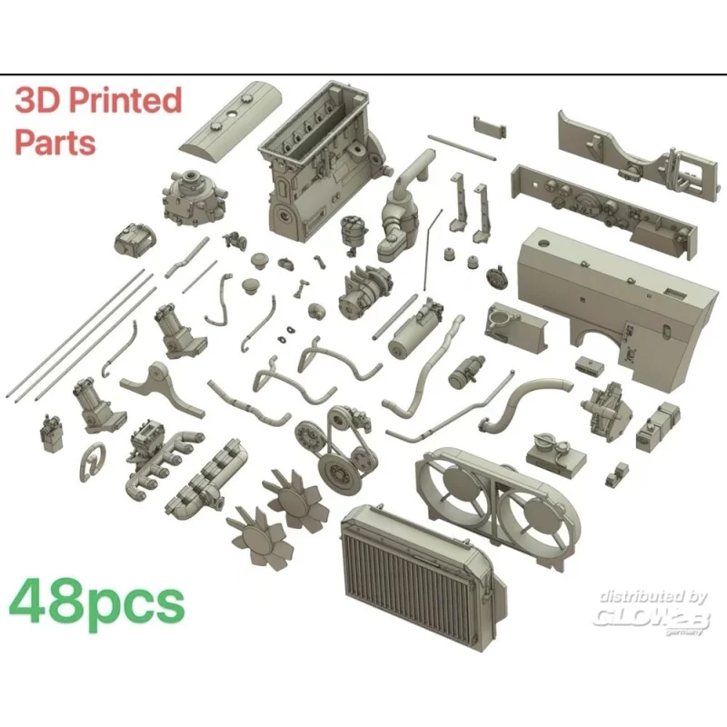 6190016001 PONTOS Sd. Kfz. 251 Engine Detail Up Set