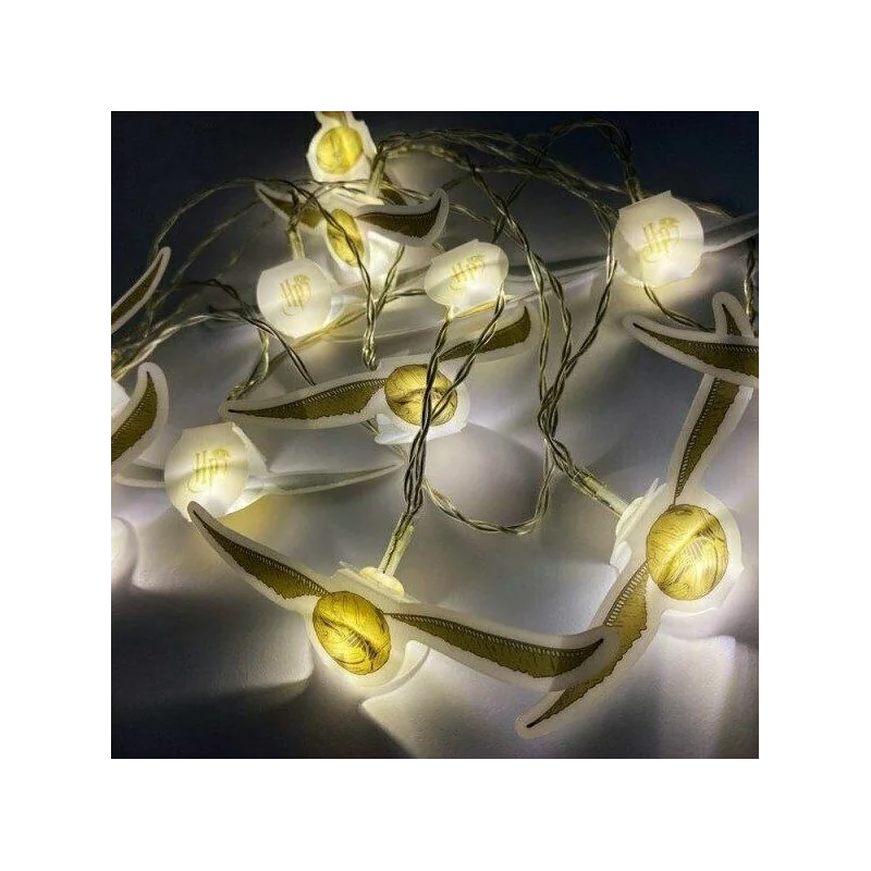  HARRY POTTER - Golden Snitch - 2D 10 Led Light Garland