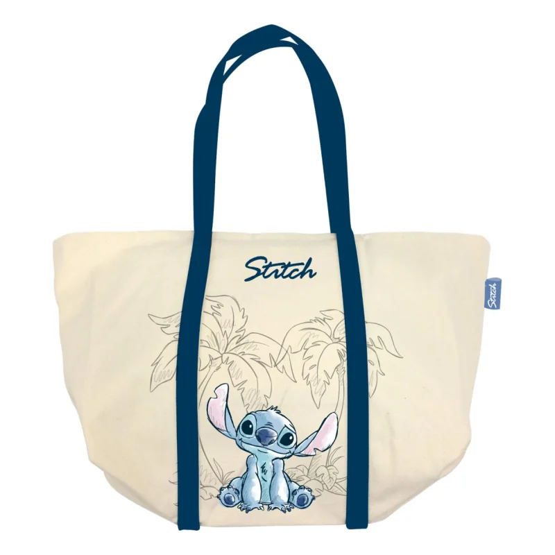 Borse STITCH - Ohana & Blue - Large Canvas Bag