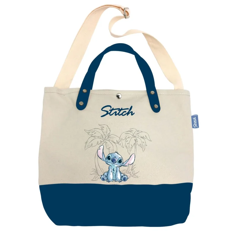 Borse STITCH - Ohana & Blue - Large Canvas Bag