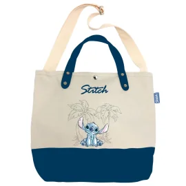 Borse STITCH - Ohana & Blue - Large Canvas Bag