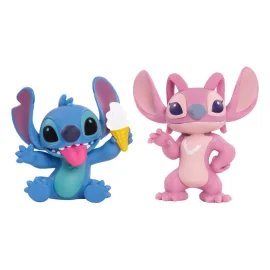 Figurina Lilo & Stitch pack 2 figures Angel & Stitch 7 cm