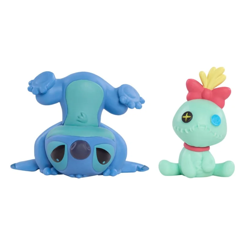 Figurina Lilo & Stitch pack 2 figures Scrump & Upside Down Stitch 7 cm