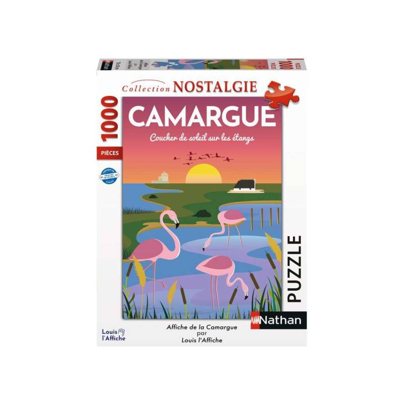  Nathan puzzle 1000 p - Camargue poster / Louis l'Affiche