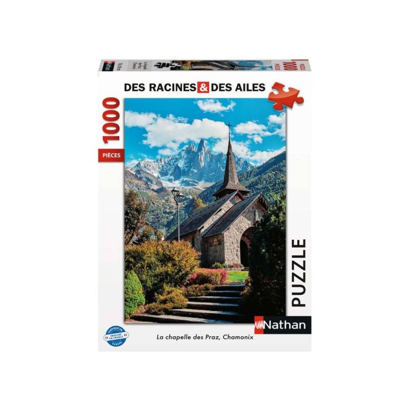  Nathan puzzle 1000 p - La Chapelle des Praz, Chamonix / Roots and wings