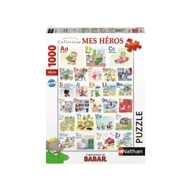  Nathan puzzle 1000 p - Babar's ABC