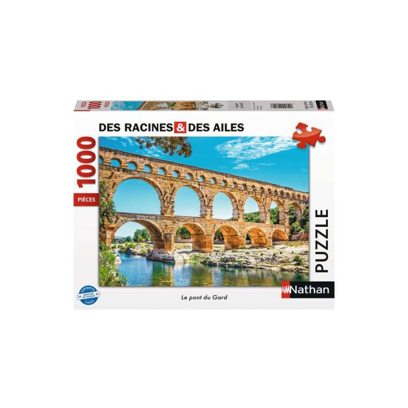  Nathan puzzle 1000 p - The Pont du Gard / Roots and wings