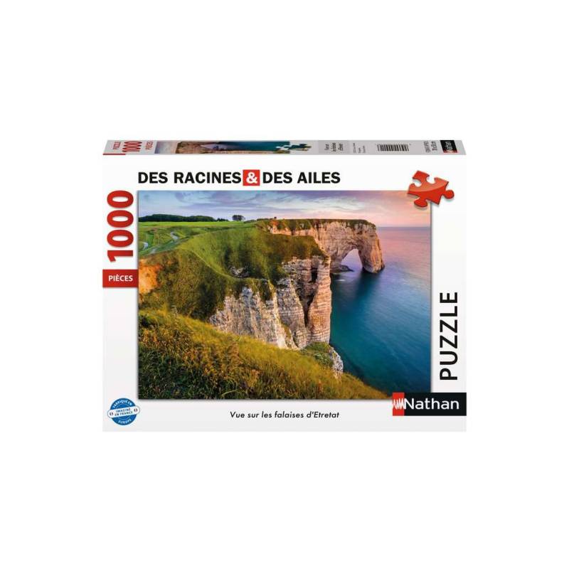  Nathan puzzle 1000 p - View of the cliffs of Etretat / Roots and wings