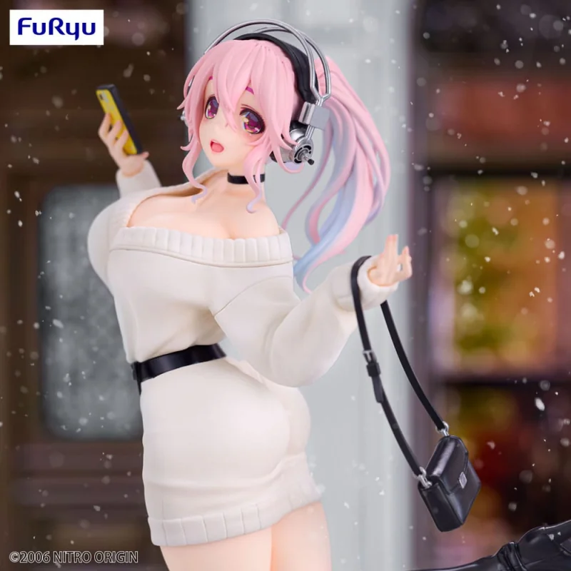 Figurine Super Sonico PVC statuette Trio-Try-iT Winter Memory Ver. 21cm