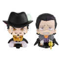 Figurina One Piece PVC statuette Look Up Dracule Mihawk & Crocodile 11 cm (with gift)