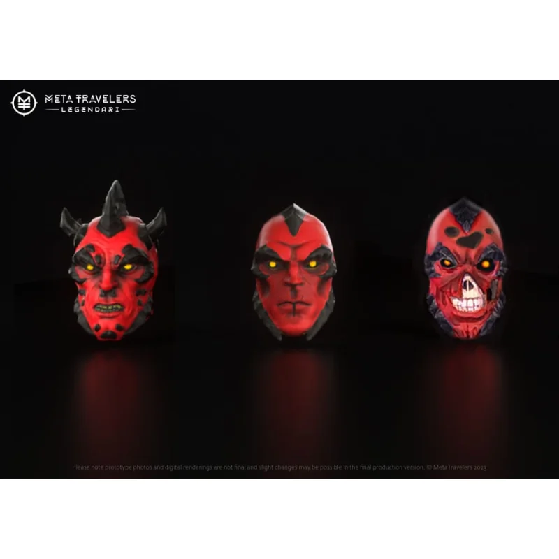 Figurina Legendari accessories Nibiru Villains Head Pack