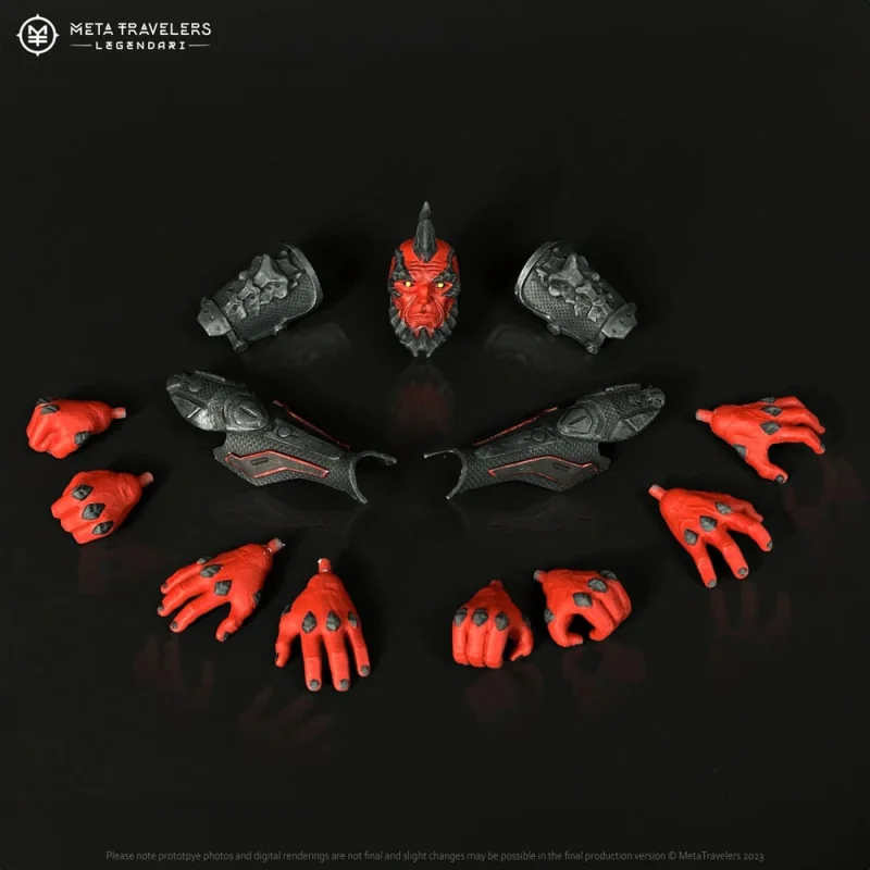 MetaTravelers Legendari action figure 1/10 Crimson Enforcer 18 cm