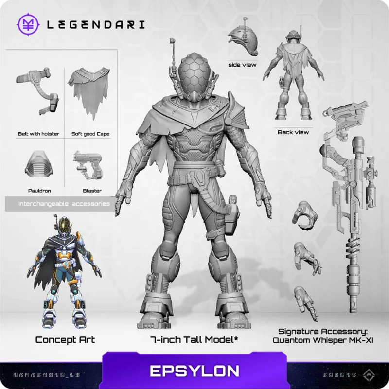 MT-LGND-EP04 Legendari figurine 1/10 Epsylon 18 cm