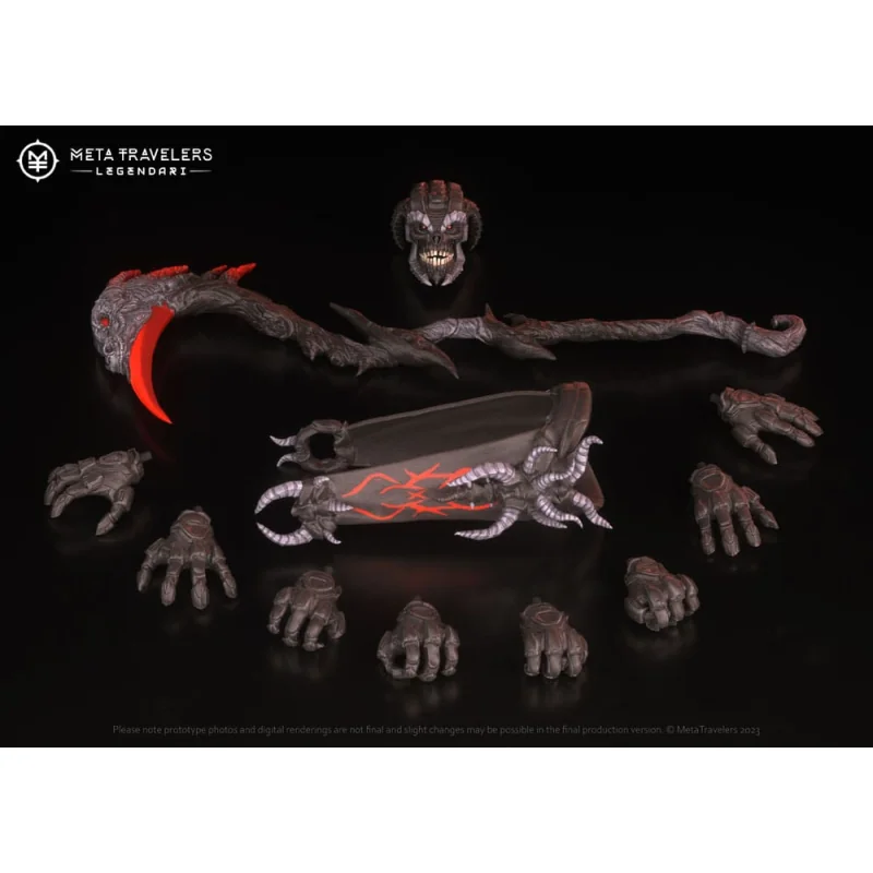 MetaTravelers Legendari figurine 1/10 Obsidious 18 cm