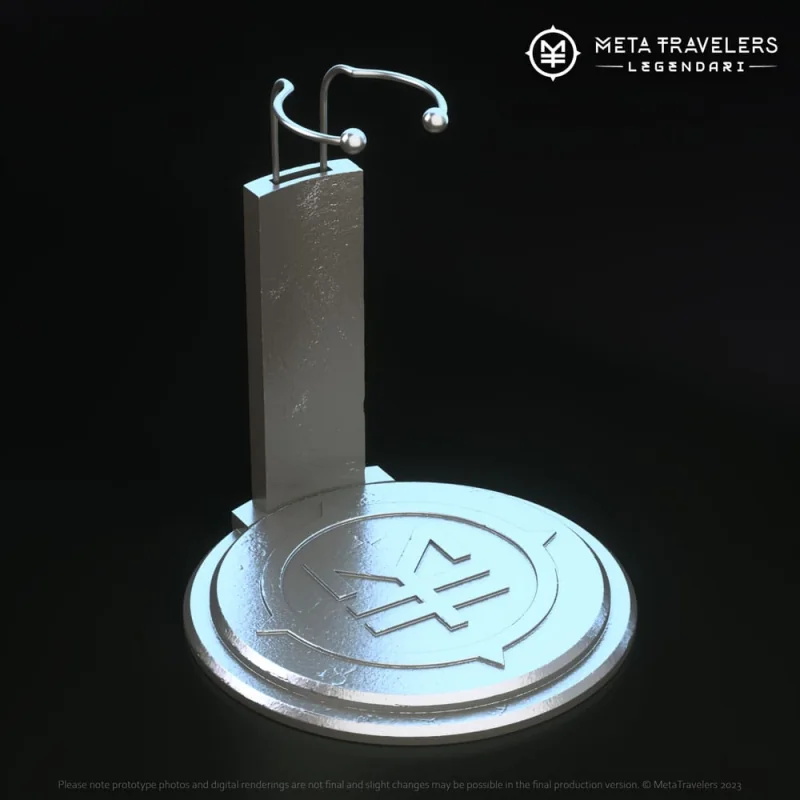 Figurina Legendari Figure Base with MetaTravelers Logo