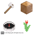 Repliche: 1:1 Minecraft Forest Loot Chest 10cm