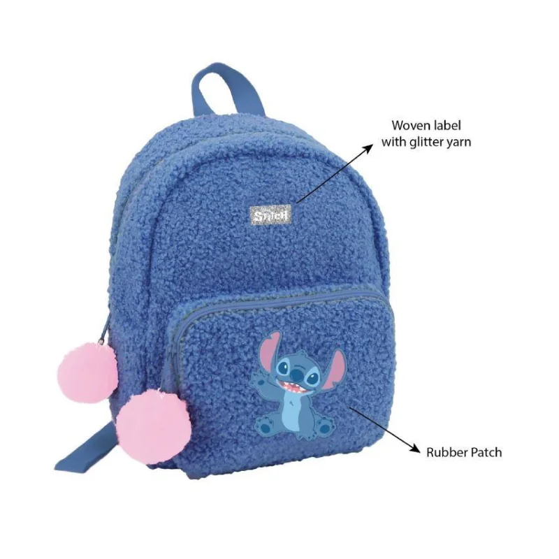 Borse STITCH - Faux Wool Backpack