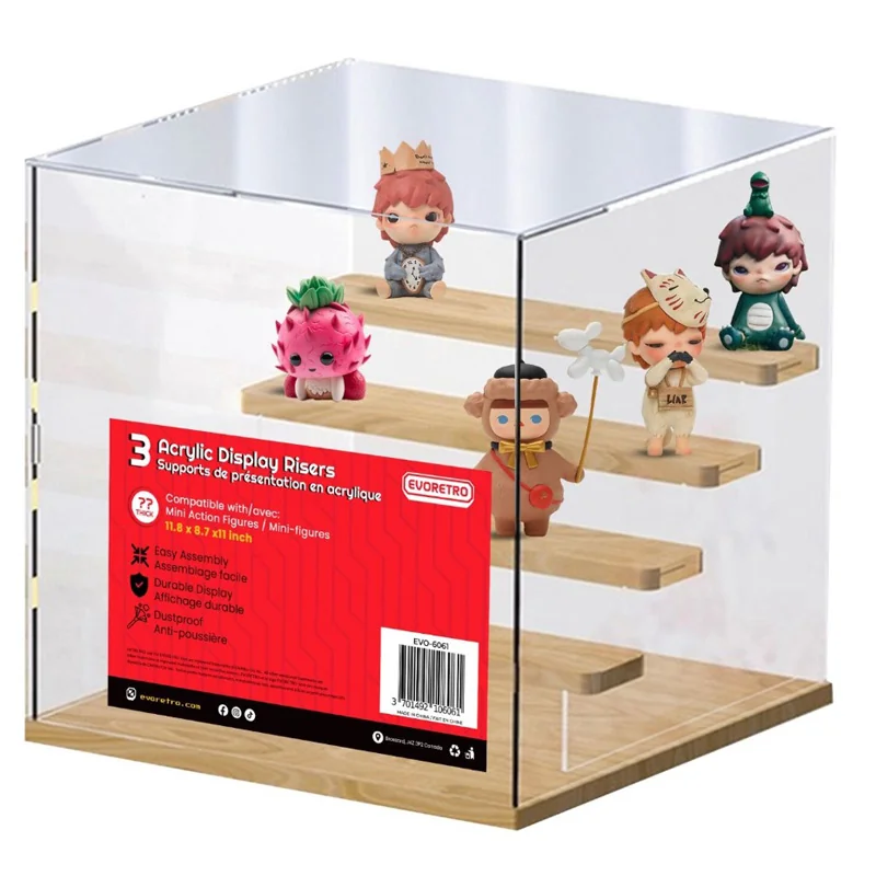 Stand ed espositori Evoretro Acrylic Display Case 30cm With 4 Step Staircase