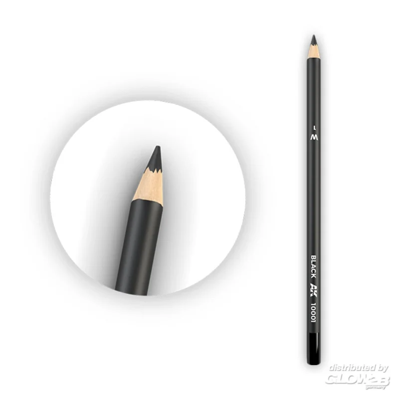  Watercolor Pencil Black