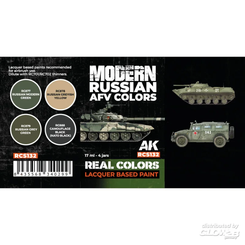 Vernice Modern Russian AFV Colors SET