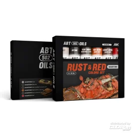  RUST & RED COLORS SET - ABT 502 OILS