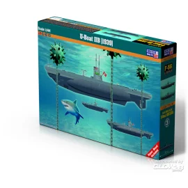 Kit modello U-Boat Type IIB 1/144 German decals