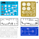 Modellini di veicoli militari US SOLDIERS WITH WLA MOTORCYCLES This kit features US soldiers with WLA motorcycles, providing a d