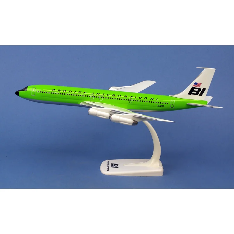 Automodello Braniff International Boeing 707-320 -' Solid lime green N7097