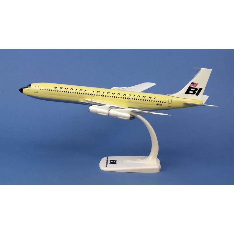 Automodello Braniff International Boeing 707-320 -' Solid beige N7104