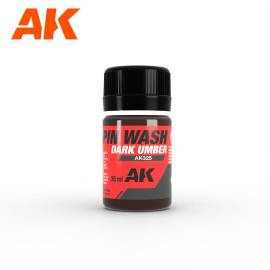  AK INTERACTIVE: Dark Umber PIN WASH 35ml