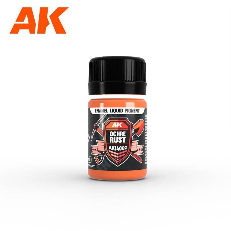  AK INTERACTIVE: Ochre Rust - Liquid Pigment 35ml